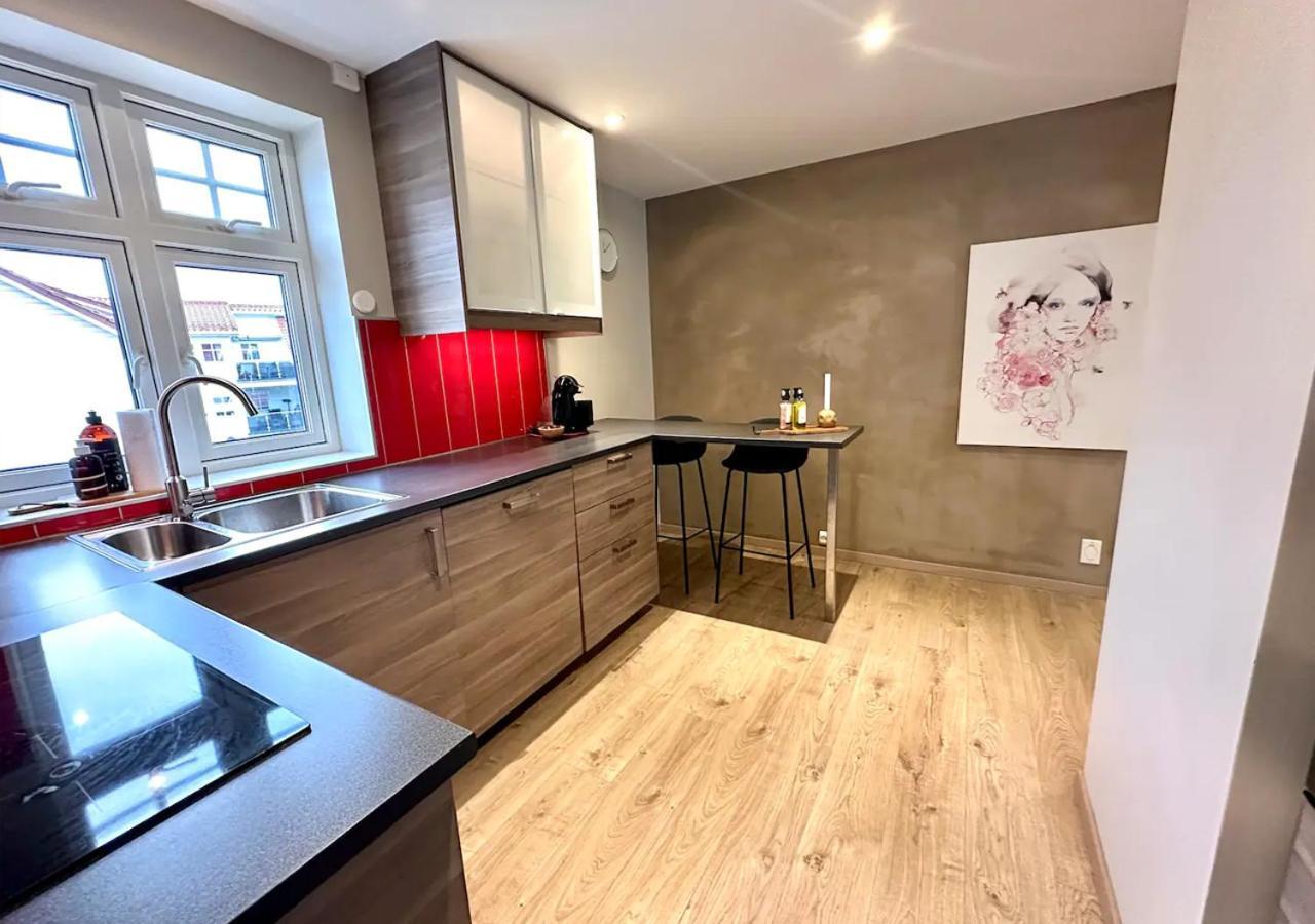 Stylish & Bright Penthouse - Office - 5 Star Location! Daire Egersund Dış mekan fotoğraf